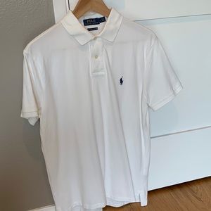White Ralph Lauren polo shirt